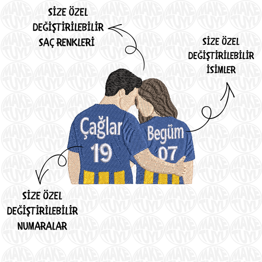 Özelleştirilebilir Çift Nakışı 2