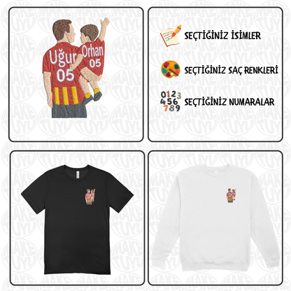 Özelleştirilebilir Takımlı Baba-Çocuk