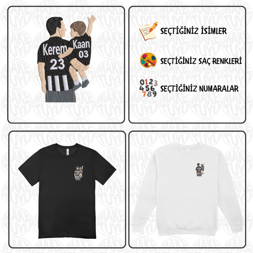 Özelleştirilebilir Takımlı Baba-Çocuk