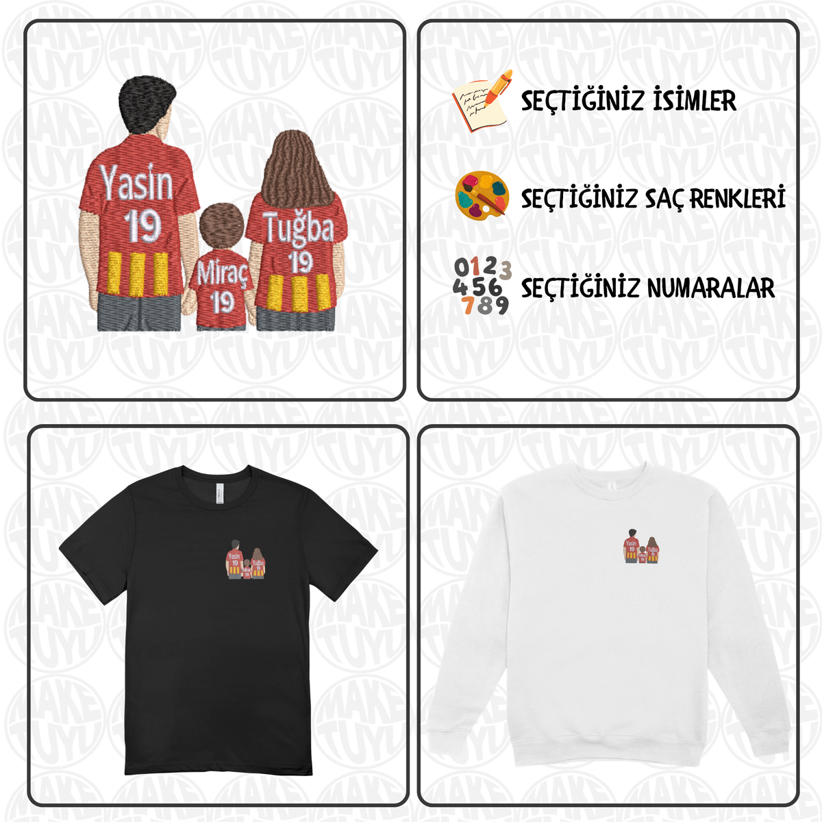 Özelleştirilebilir Takımlı Aile
